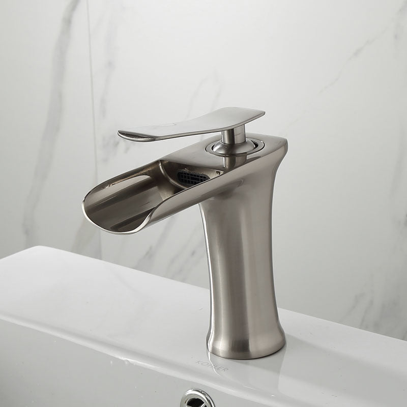 Luxury Bathroom Faucet - Contemporary Water Flow Design