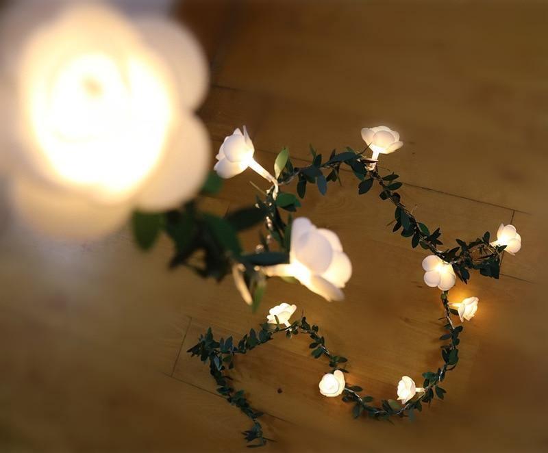 Colorful LED Floral Lights