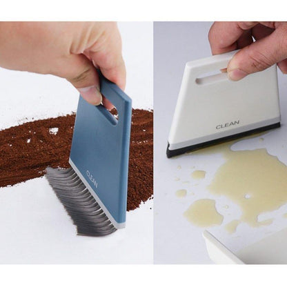 Compact Wooden Handheld Broom Dustpan Set