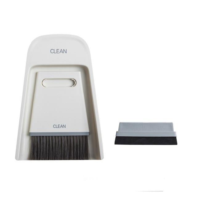 Compact Wooden Handheld Broom Dustpan Set