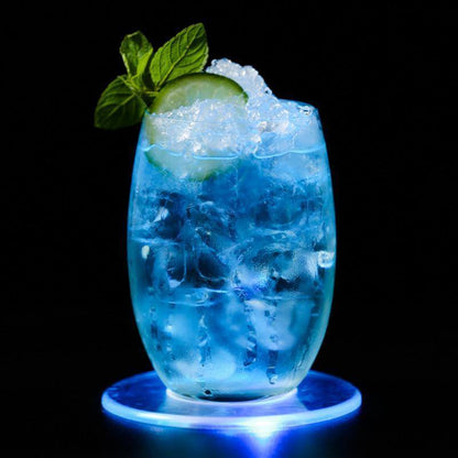 Slim Clear LED Drink Coaster
