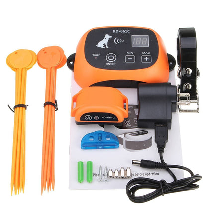 Easy Install Pet Fence – Waterproof & Rechargeable Dog System