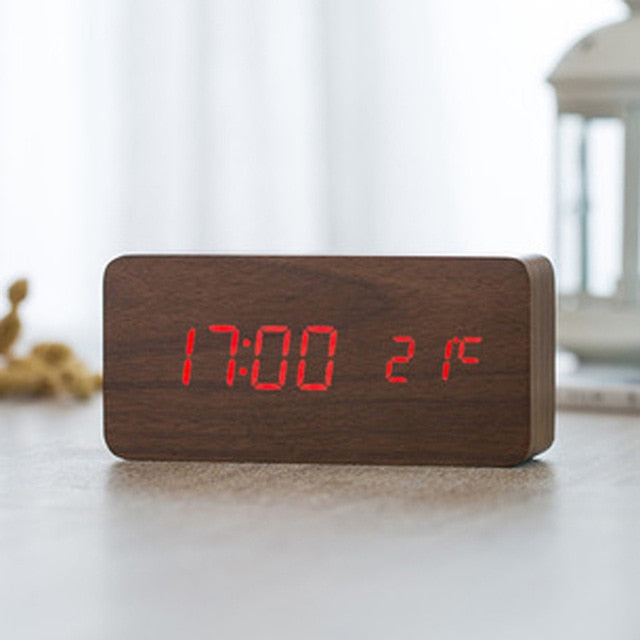 Clear Digital LED Wake Up Clock