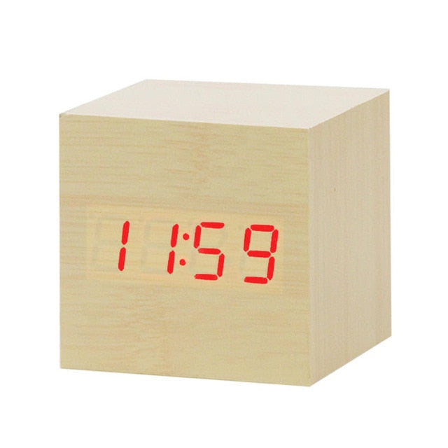 Clear Digital LED Wake Up Clock