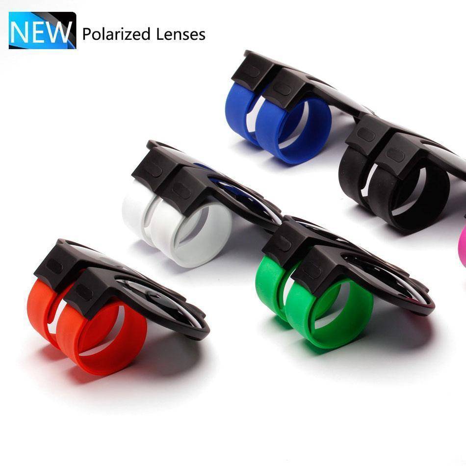 Fashionable Polarized Slap On Sunglasses Wristband