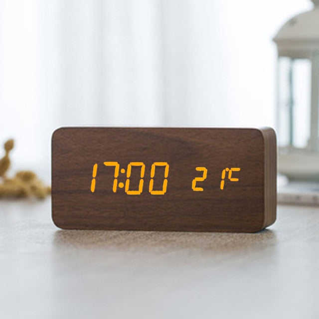 Clear Digital LED Wake Up Clock