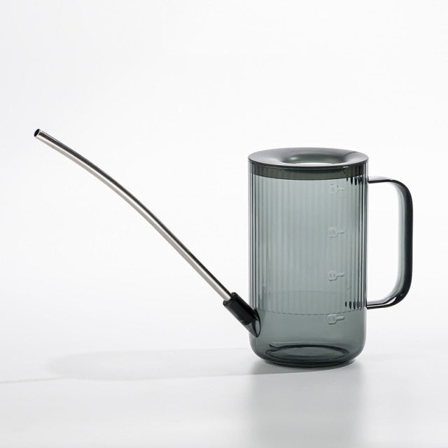 Precision Plastic Watering Can – Ergonomic Indoor Small Watering Can for Accurate Plant Care, 1 Liter Capacity-5