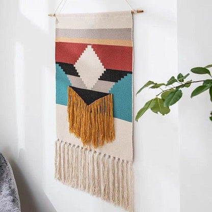 Stylish Patterned Textured Wall Rug
