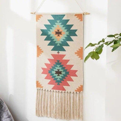 Stylish Patterned Textured Wall Rug