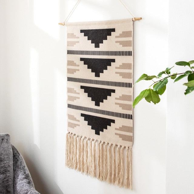 Stylish Patterned Textured Wall Rug