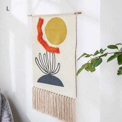 Stylish Patterned Textured Wall Rug