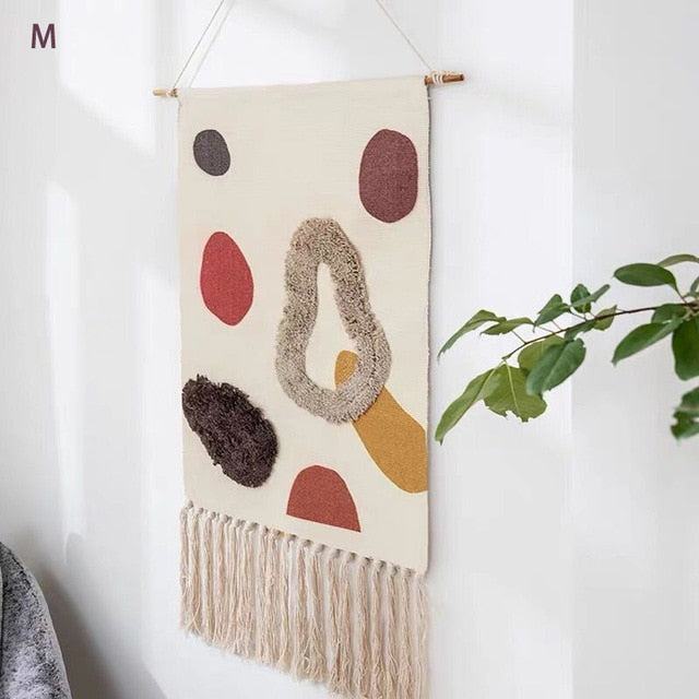Stylish Patterned Textured Wall Rug