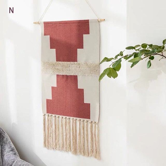 Stylish Patterned Textured Wall Rug
