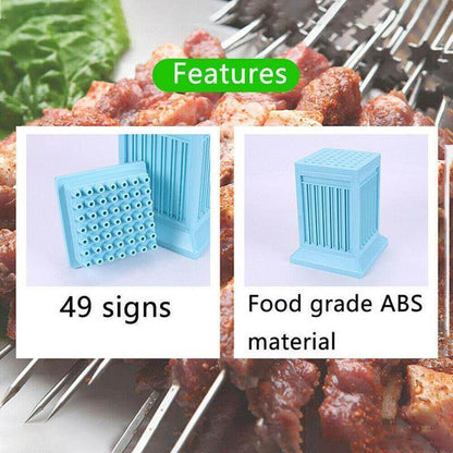 Outdoor Grill Kebab Box Set Maker