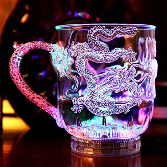 Colorful Flashing Coffee Mug with LED Lights - Fesara