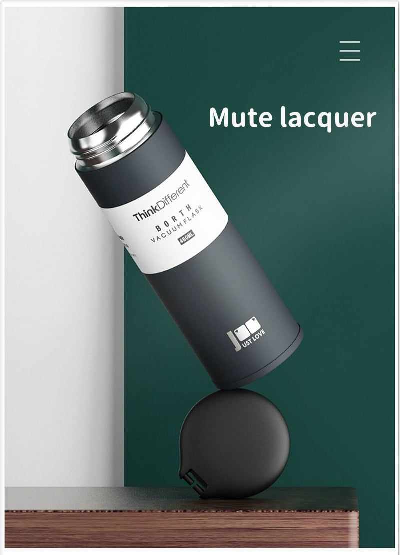Insulated Compact Double Walled Thermos Flask