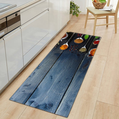 Soft Grip Kitchen Floor Mat with Food Design