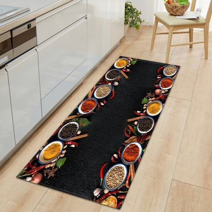 Soft Grip Kitchen Floor Mat with Food Design