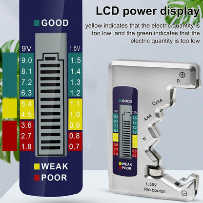 Accurate LCD Battery Life Tester Device