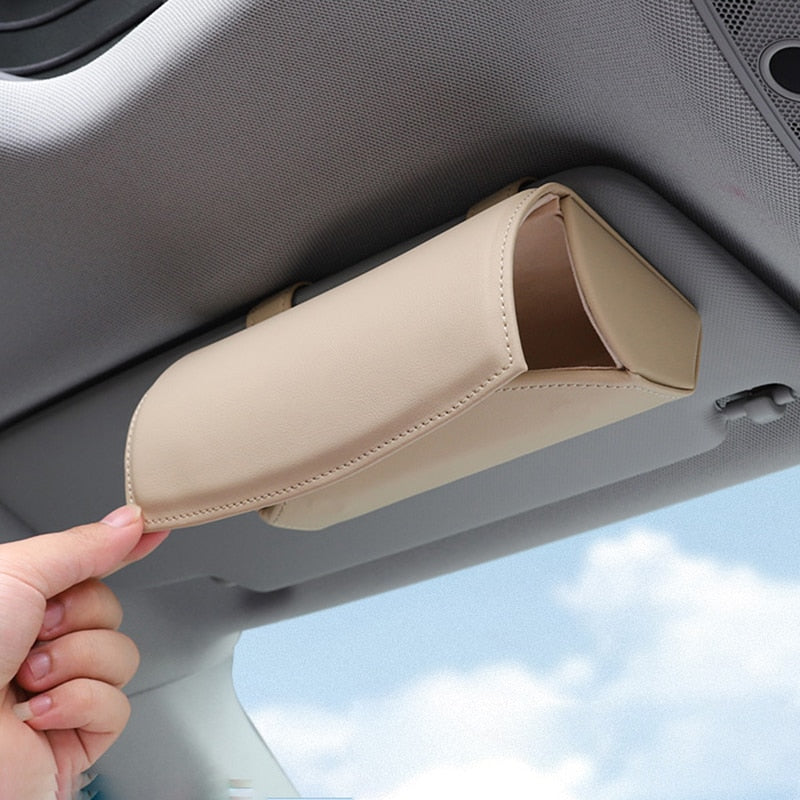 Car Windshield Sunglasses Storage Box