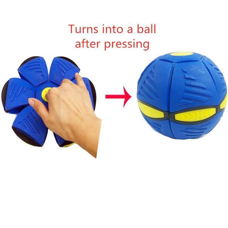 Glowing LED Floating Disc Toy Ball