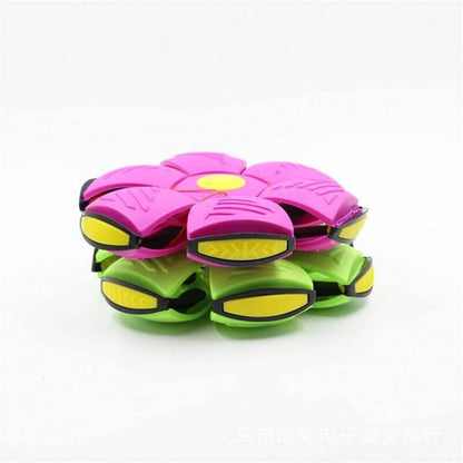 Glowing LED Floating Disc Toy Ball