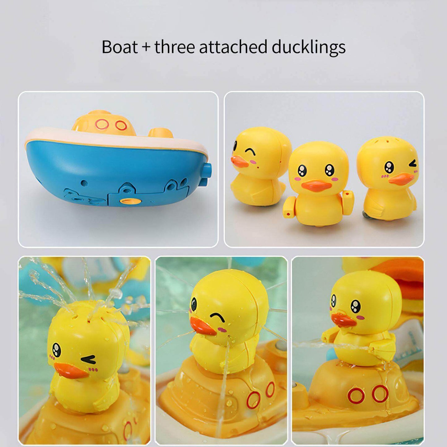 Colorful Bath Rubber Duck Water Sprayer