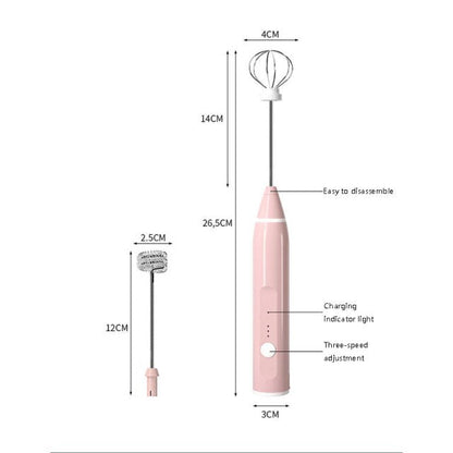 Portable Electric 3-Speed Whisk Mixer