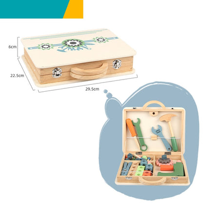 Kids Wooden Craft Tool Playset