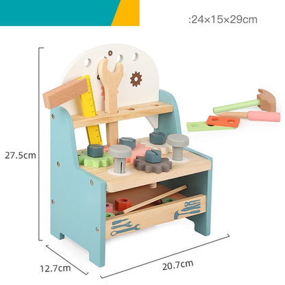 Kids Wooden Craft Tool Playset