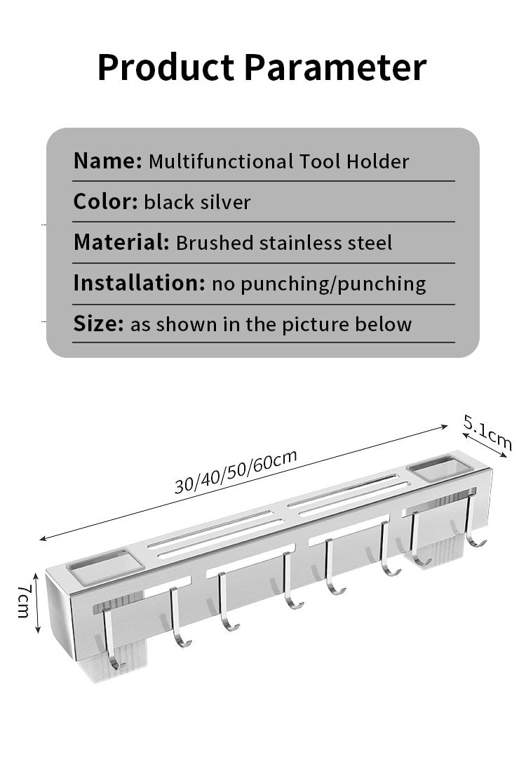 Space Saving Kitchen Tableware Organizer Rack