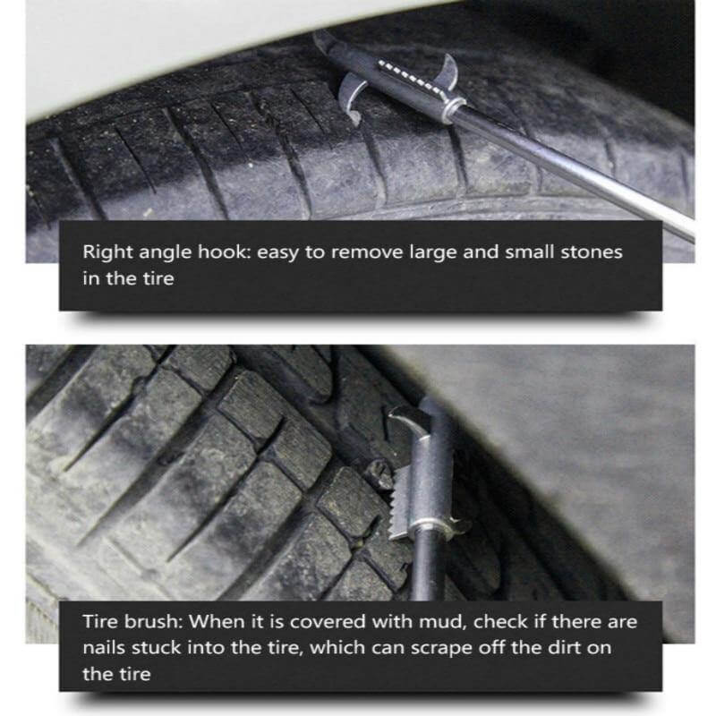 Effective Tire Grime Removal Brush Tool
