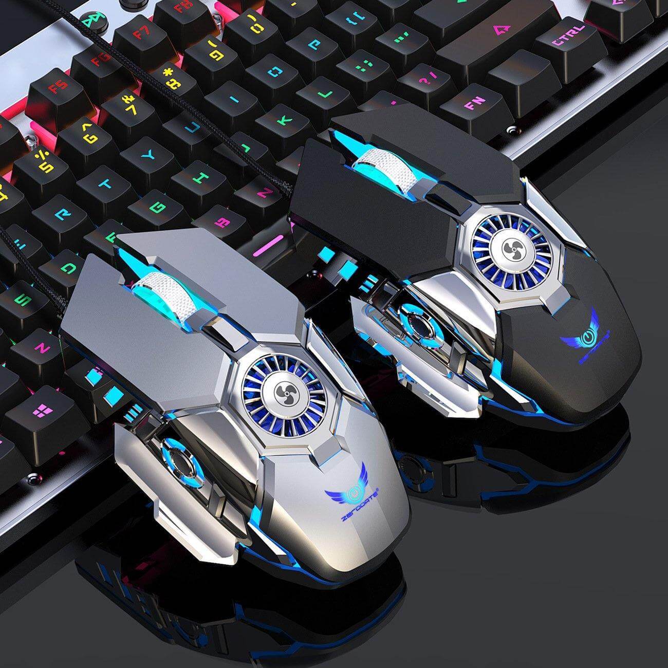 Portable USB Cooler Gaming Mouse