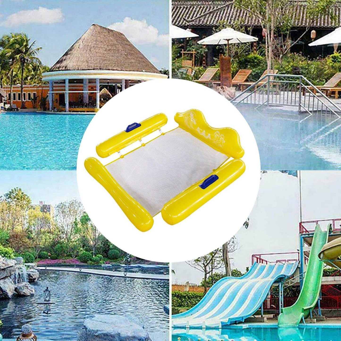 Pool Float Lounge Inflatable Water Hammock