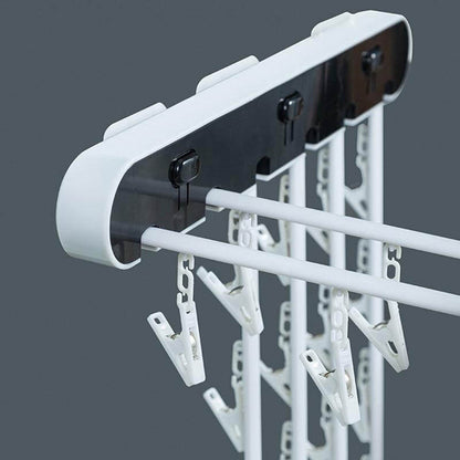 Space-Saving Foldable Sock Drying Rack for Wall