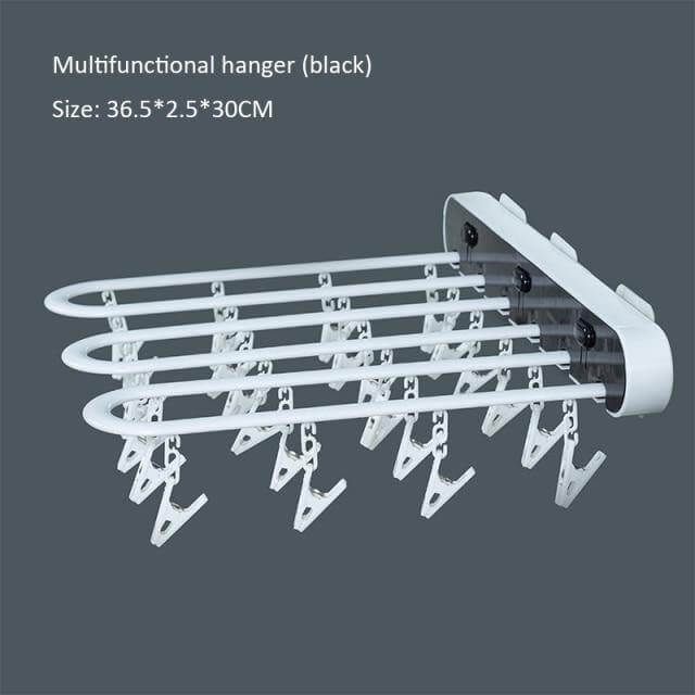 Space-Saving Foldable Sock Drying Rack for Wall
