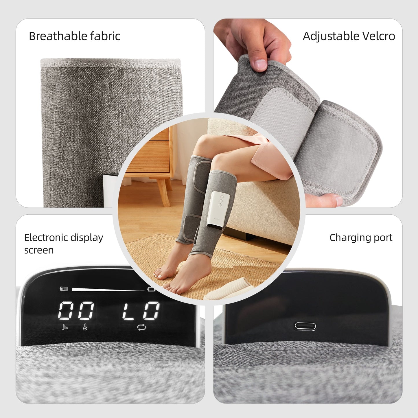 Relaxing Air Compression Leg Massager