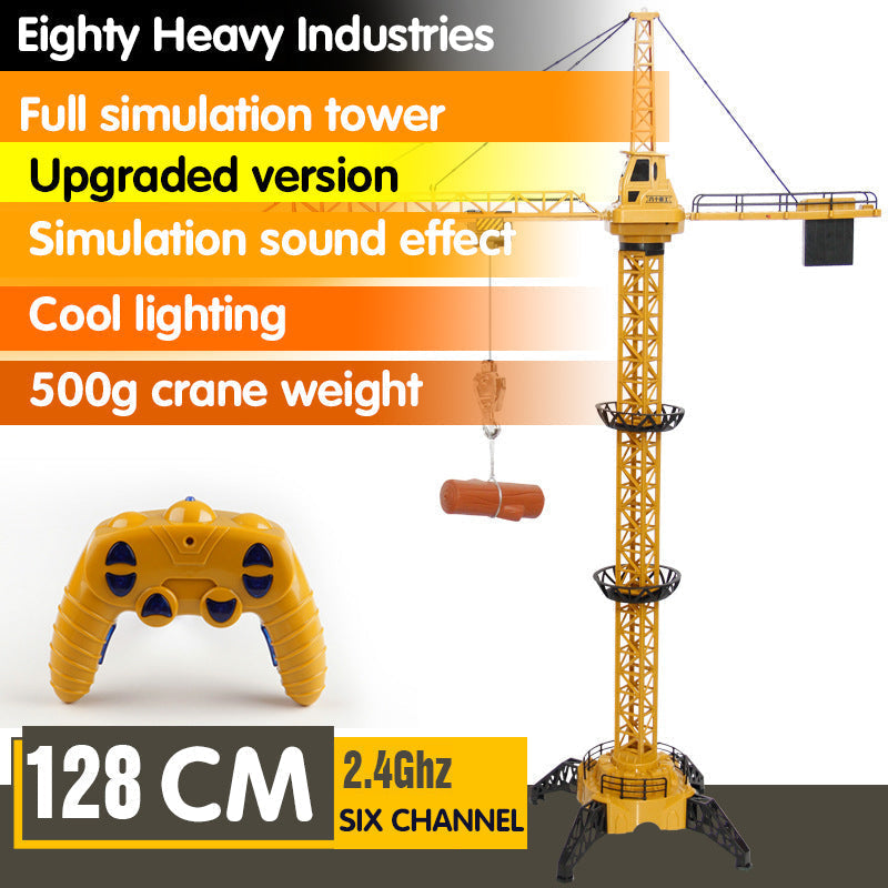 Fun Remote Control Kids Building Crane Toy - Fesara