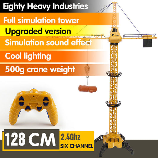 Fun Remote Control Kids Building Crane Toy - Fesara