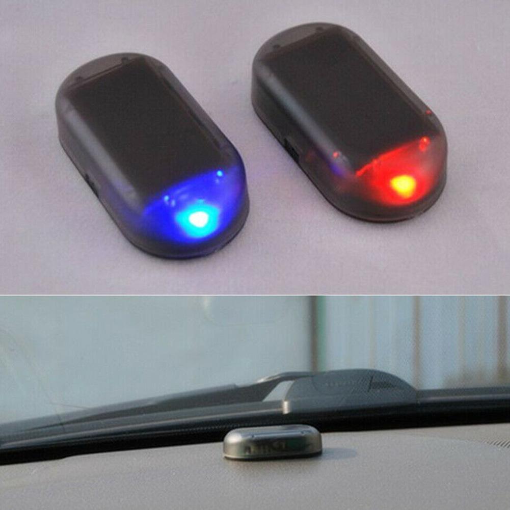 Car Solar Powered Fake Alarm Security Light