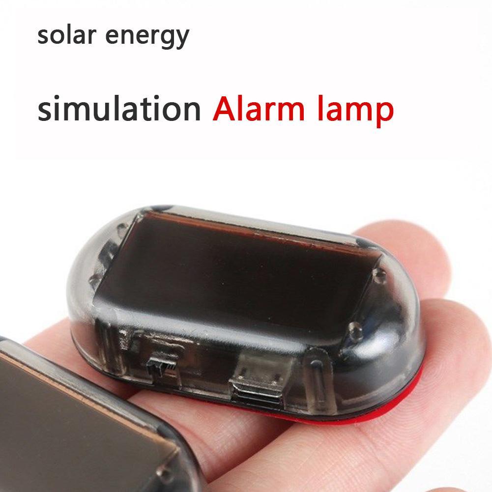 Car Solar Powered Fake Alarm Security Light