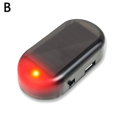 Car Solar Powered Fake Alarm Security Light - Fesara