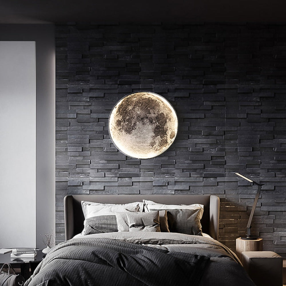 Glowing 3D LED Globe Ceiling Lamp
