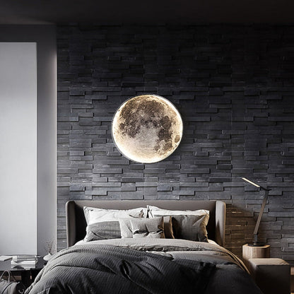Glowing 3D LED Globe Ceiling Lamp