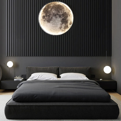 Glowing 3D LED Globe Ceiling Lamp