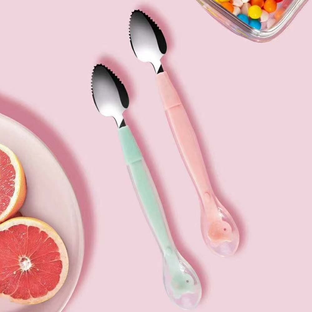 Easy Grip Double Head Fruit Scoop Spoon