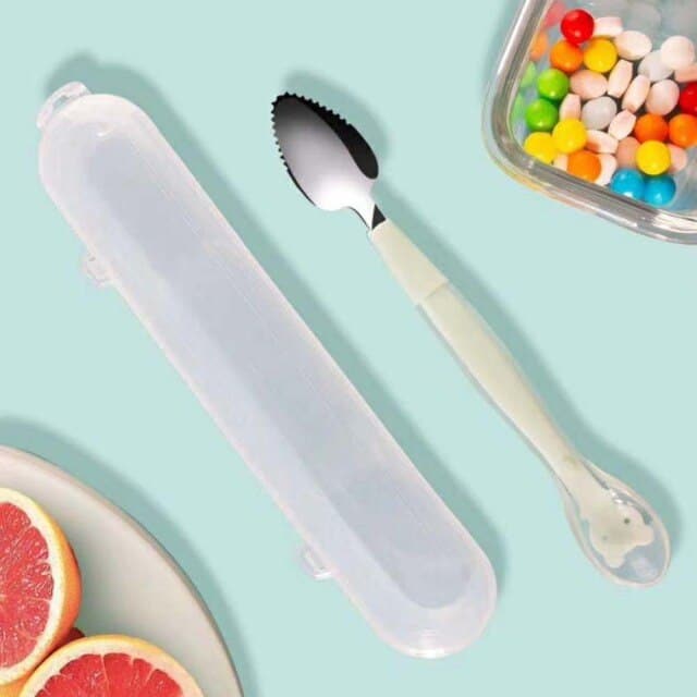 Easy Grip Double Head Fruit Scoop Spoon