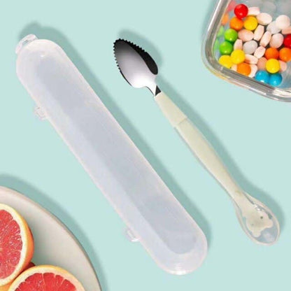 Easy Grip Double Head Fruit Scoop Spoon