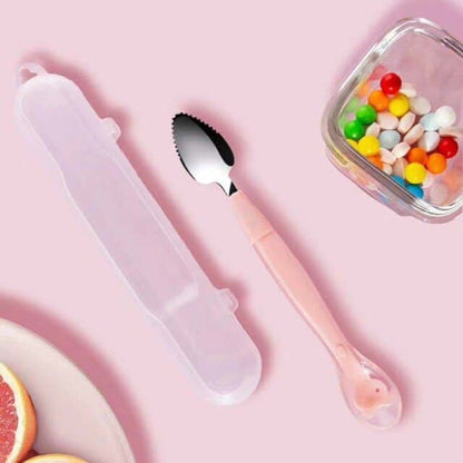 Easy Grip Double Head Fruit Scoop Spoon - Fesara