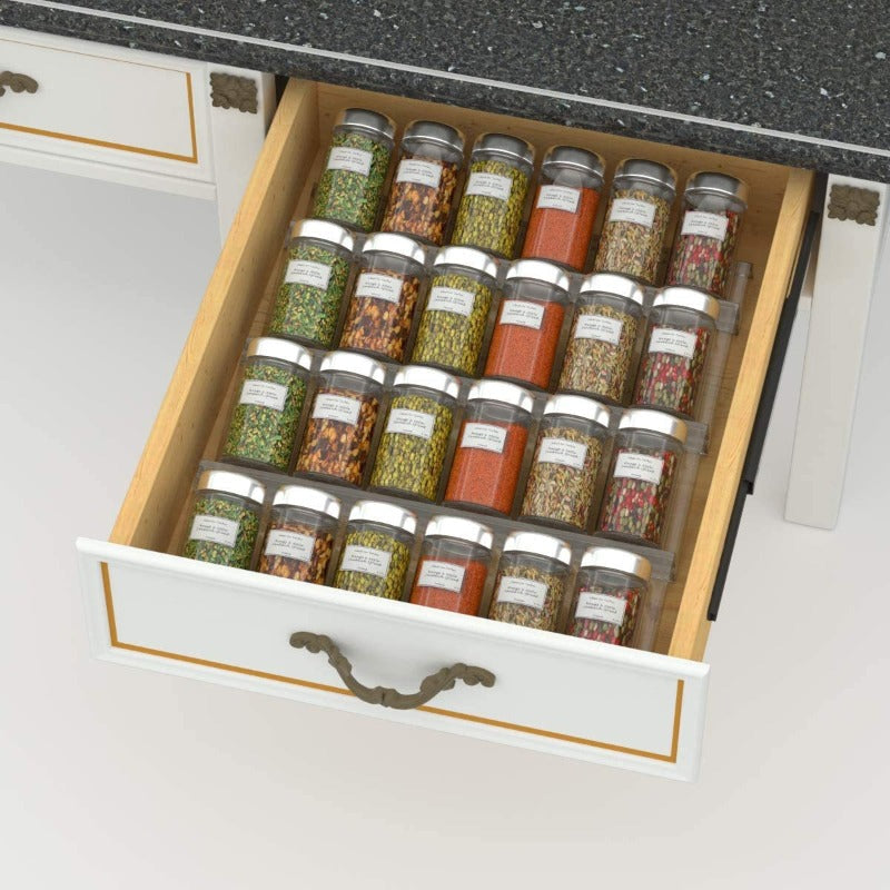 Fesara Compact Spice Rack Organizer